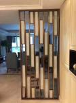 Interior Stainless Steel Room Partition PVD Coating For Restaurant Decoration