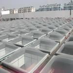 1 - 10 Mm Thick Clear Dome Skylight , Round Polycarbonate Skylight Dome