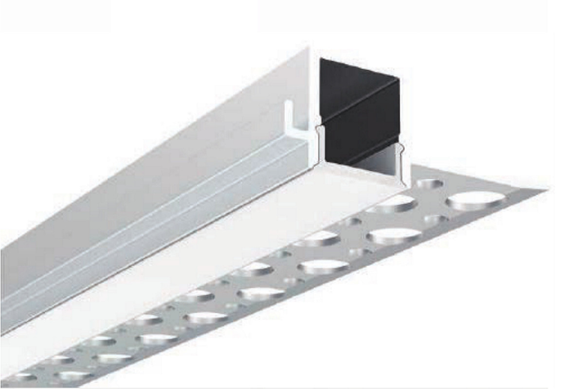 16*14mm Seamless Plaster Wall Light Trimless Drywall LED Aluminum Profile