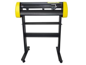 China CE Yellow 4M 630mm Vinyl Sticker Printer And Cutter factory