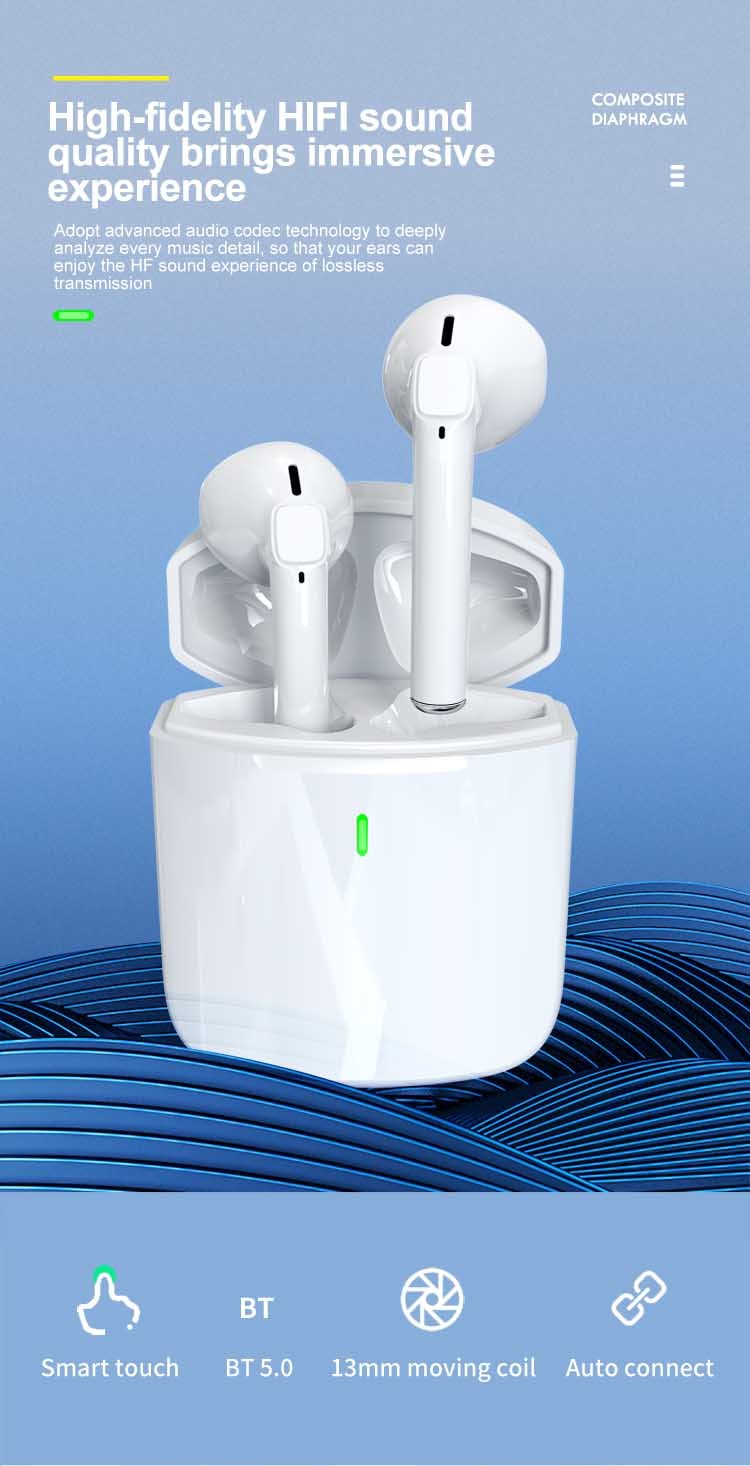 IPX5 Waterproof Wireless BT5.0 Bluetooth Stereo Headset With Microphone