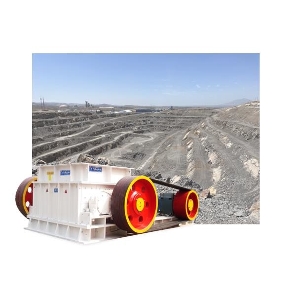 Roller Crusher 550TPH Capacity Double Roller Crusher Toothed 110kw*2 motors