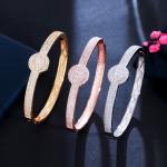 Beautiful Rainbow CZ Crystal Bracelets Bangle for Women Fashion Bracelets Bangle