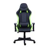 PU Castors Leather Reclining Gamer Chair with LED Light Bar Racer RGB Gaming