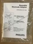 989803166031 ECG Replacement Parts PHiliph Reusable Electrode Adapter Clear Tab