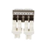 LC Shutter Fiber Adapter DX Duplex Metel Fiber Optic Adaptor