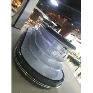 Supermarket hypermarket color steel multideck vertical annular open chiller