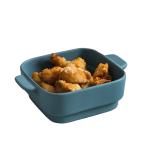 Customized Small Square Ceramic Baking Dish For Home Restaurant