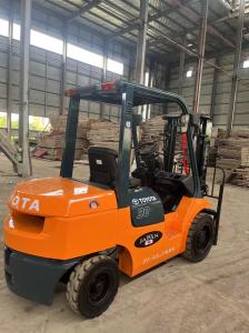 China 3 Tons Of Second Hand Toyota Diesel Forklift Toyota Forklift 7FD30 From Japan factory