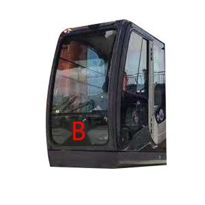 China 5mm Thick Tempered Glass For Windshield Front Down Position B factory