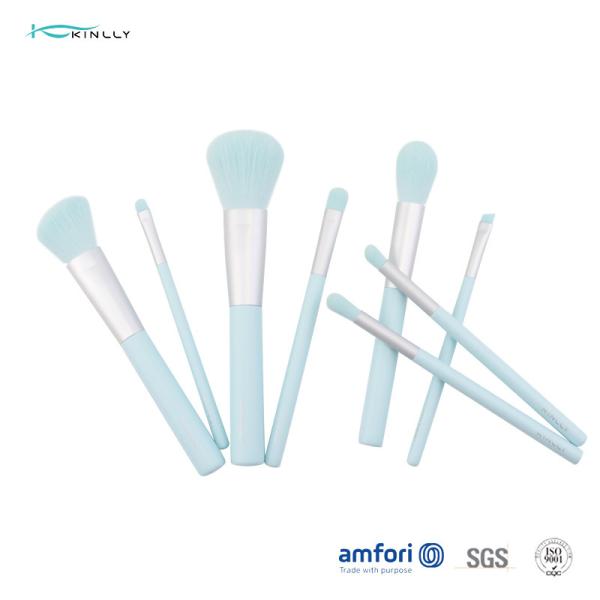 Wooden Handle BSCI 8pcs Private Label Makeup Brush Set