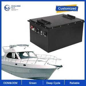 China LiFePO4 Lithium Battery Rechargeable 48V 96V 307.2V 50AH 100AH 200AH For Marine/Boat/Yacht factory