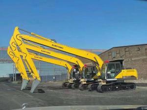 China Q355B Q690 Excavator Long Reach Boom Customized Excavator Extension Arm factory