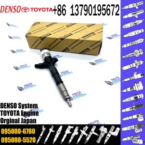 common rail injector 23670-30140 095000-6760 injector for TOYOTA 1KD-FTV, 2KD