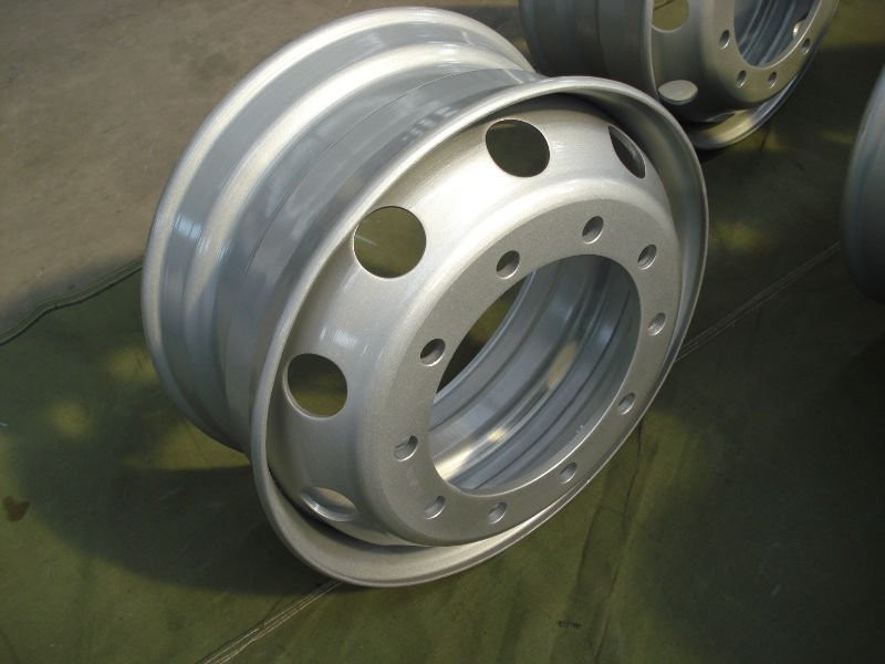 Customizable China Steel Wheel : 22.5*9.00 Steel Rim Wheel and Tubeless Wheel Lightweight Wheel