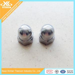 China China DIN1587 Titanium Hexagon Domed Cap Nuts factory