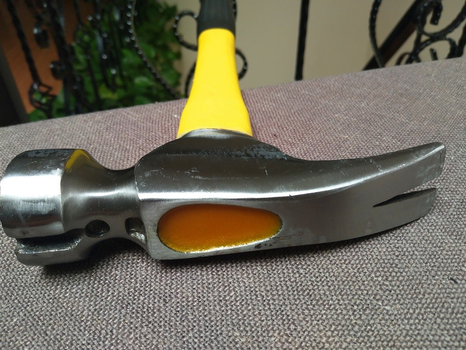 Steel Claw Hammer/Nail hammer(HKSP) 42cm Length handle,polishing surface and good price hand tools