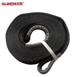 China Polyester Towing Winch Extension Strap 4WD Snatch Strap factory