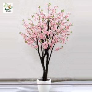 China UVG CHR056 Artificial cherry flower big bonsai Wedding Table Tree Centerpieces 5ft high factory