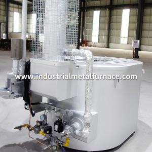 China 300 To 1000 Kg Aluminum Oval Crucible Gas Fired Melting Furnace For Die Casting Process factory