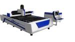 Metal Fiber Laser Cutting Equipment with Laser Power 1200 watt , Double Drive