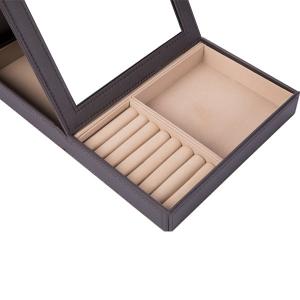 China PU Leather Rectangle Shape Jewelry Display Box factory