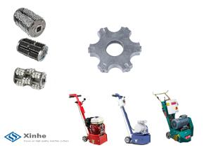 China Scarifiers Accessories 6 PT TCT Drum Cutters Concrete Multiplaners Attachments factory