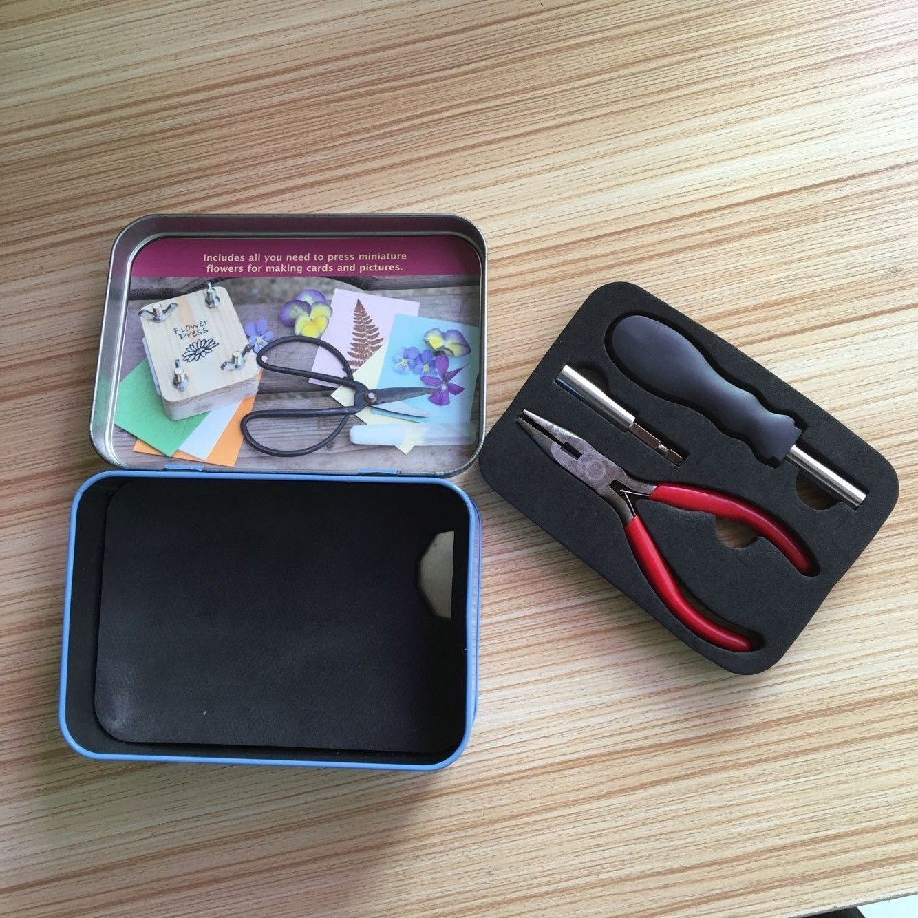 Custom EVA / EPE Packaging Foam Inserts For OEM Tool Set Black / White Color