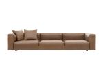 NEXTOP Hotel Room Fabric Leather 3 People Sofa Customised Luxury Hotel Furniture