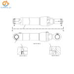 4172655 4172657 4172659 Boom Stick Bucket Hydraulic Cylinder for 330D 336D