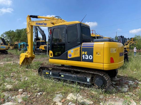 Komatsu PC130 Second Hand Mini Digger 125000Kg 0.55M3 Hydraulic Crawler