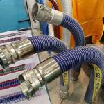 Industrial Flexible Composite Hose Assemblies Multi Layer Oil Resistant