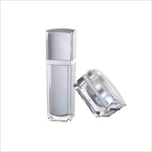 China Natural Body Butter Cosmetic Cream Jar With Lid Square Cosmetic Jar Plastic factory
