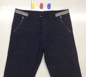 China 986 Men's handsome long pants,trousers factory