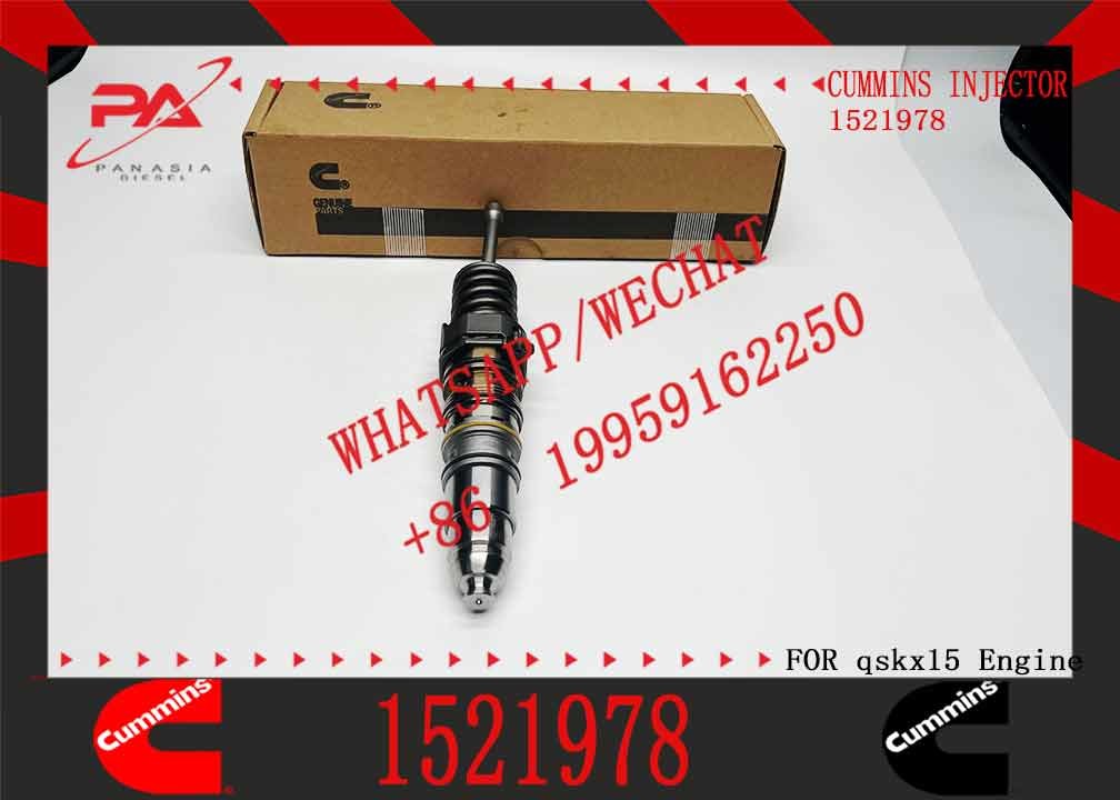 Construction Machinery PartsFuel Injector For QSKX15 Diesel 1521978 1764365 4030346 4088660 For CUMMINS Diesel Engine