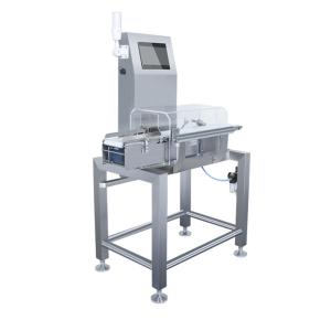 Touch Screen Display Automatic Check Weigher Customized High Accuracy Of ±0.5g