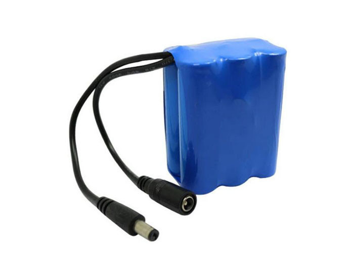 6P Connector Electric Skateboard Lithium Ion Battery 7.2V 9.6Ah 2S3P