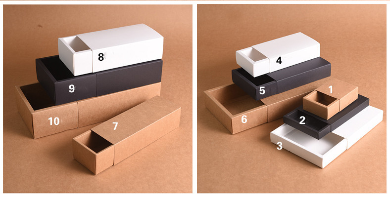 Wholesale Custom Foldable Sliding Rectangle Gift Coffee Mug Packaging Kraft