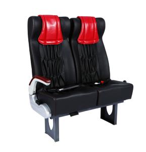 China Tourist Bus Passenger Seats PU Cargo Plane Passenger Seats Black factory