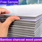 Bamboo Charcoal Wood Veneer 1220*2440*5/8mm Flame Retardant Bamboo Charcoal Wood
