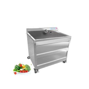 China Stainless Steel Canteen / Bubble Vegetable Washing Machine 200-300kg/H on sale