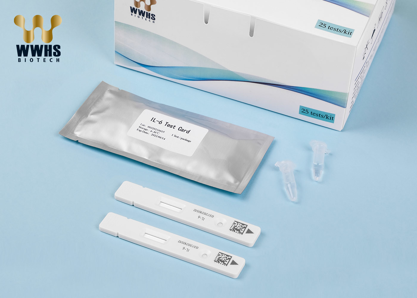 Fluorescent Immunoassay POCT Test Kit IL-6 High Sensitivity 12 Months Warranty