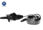 Signal Transmission 7 Pin Coiled Trailer Cable For Backup Camera Audio Video