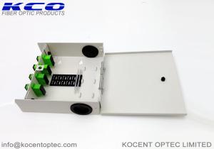 China 8 Core Fiber Optic Terminal Box FTB OTB /FTTH Wallmount Termination Box SC APC Steel Tape factory