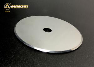 China Round Tungsten Carbide Blade For Slitting Cigarette / Cigar Raw Material Polished factory