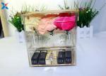 9 Holes Acrylic Flower Pot Chemical Stability , Small Acrylic Box A Class