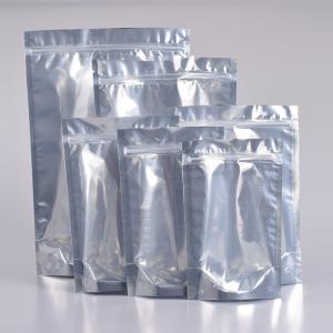 China Aluminizing One Side Transparent Customized Mylar Bags on sale