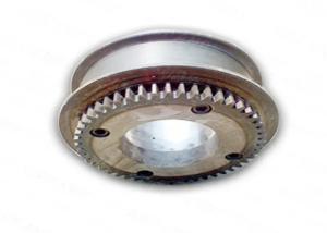 China 50 T Crane End Carriage Wheel With ZG55 Wheel Materail Pakced In Plywood Case factory