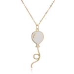 Enamel Balloon 18k Gold Jewelry Gold Plated Stainless Steel Necklace