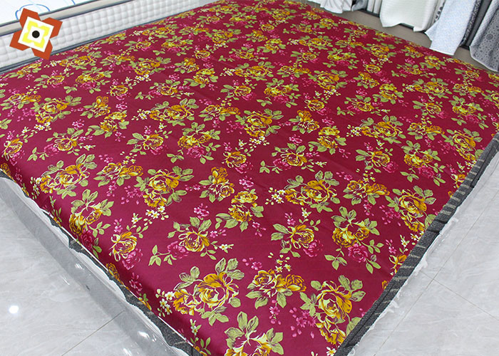 Plain Jacquard Mattress Warp Knitted Fabric 200CM Width Waterproof